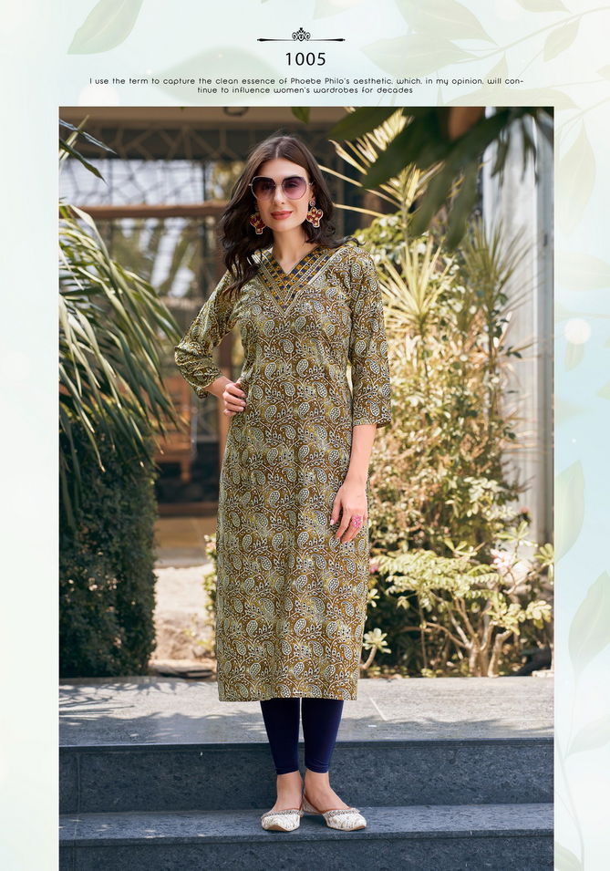 Charming Vol 1 By Vaniska Rayon Foil Printed Kurtis Wholesale Price In Surat